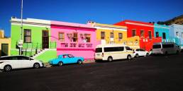 Colourful houses along Wale Street, Bo Kaap, Cape Town