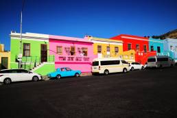 Colourful houses along Wale Street, Bo Kaap, Cape Town